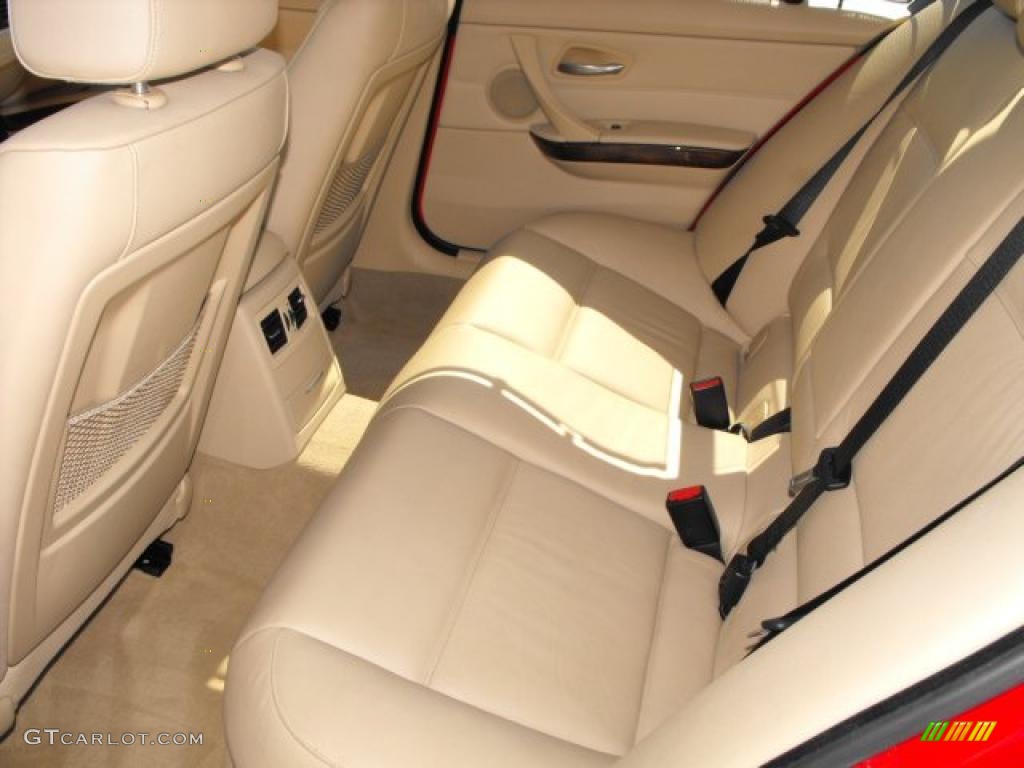 2006 3 Series 330i Sedan - Electric Red / Beige photo #18