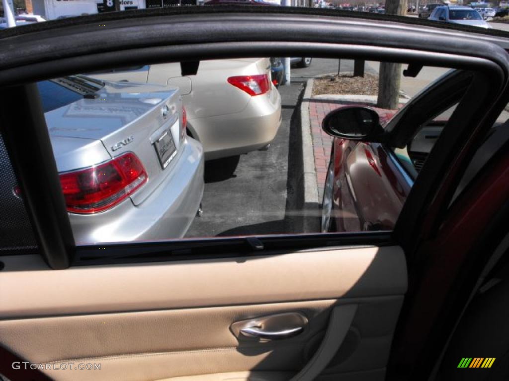 2006 3 Series 330i Sedan - Electric Red / Beige photo #20