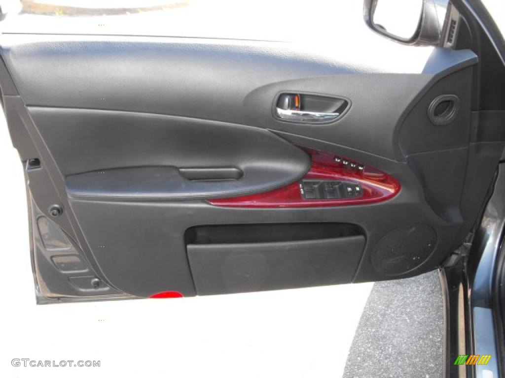 2006 Lexus GS 300 AWD Black Door Panel Photo #26845616