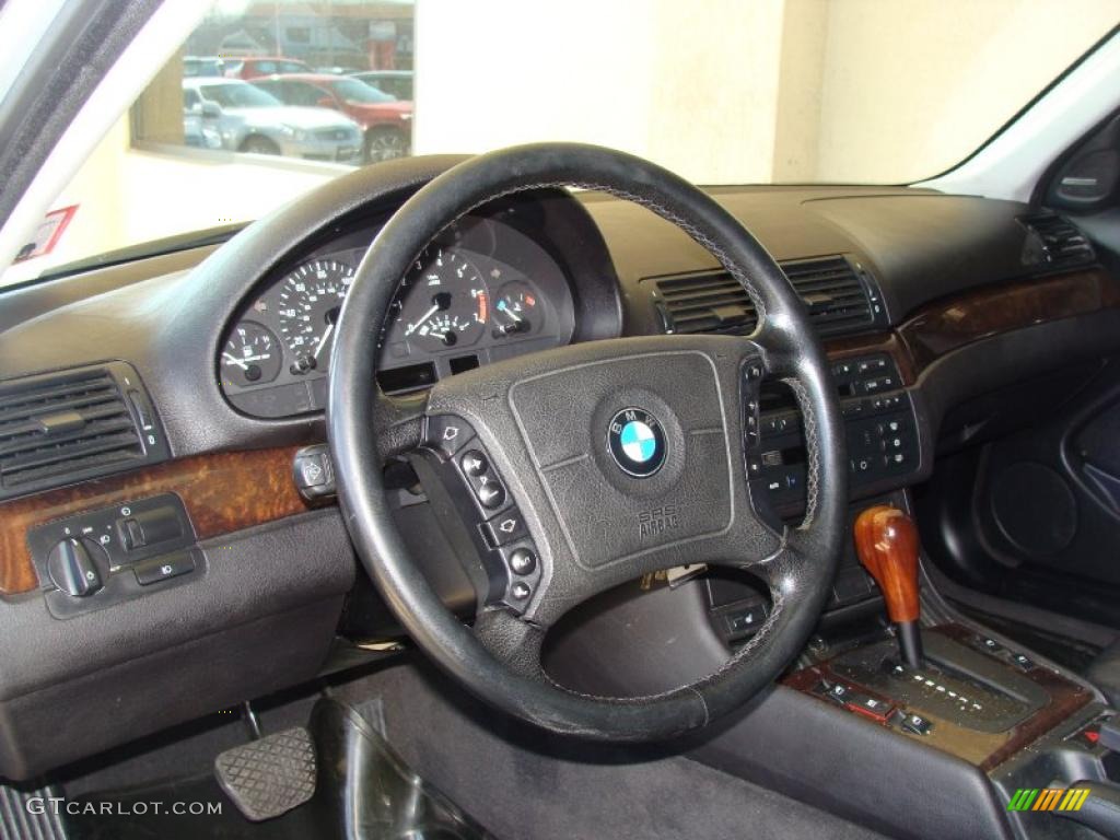 1999 3 Series 328i Sedan - Titanium Silver Metallic / Black photo #11