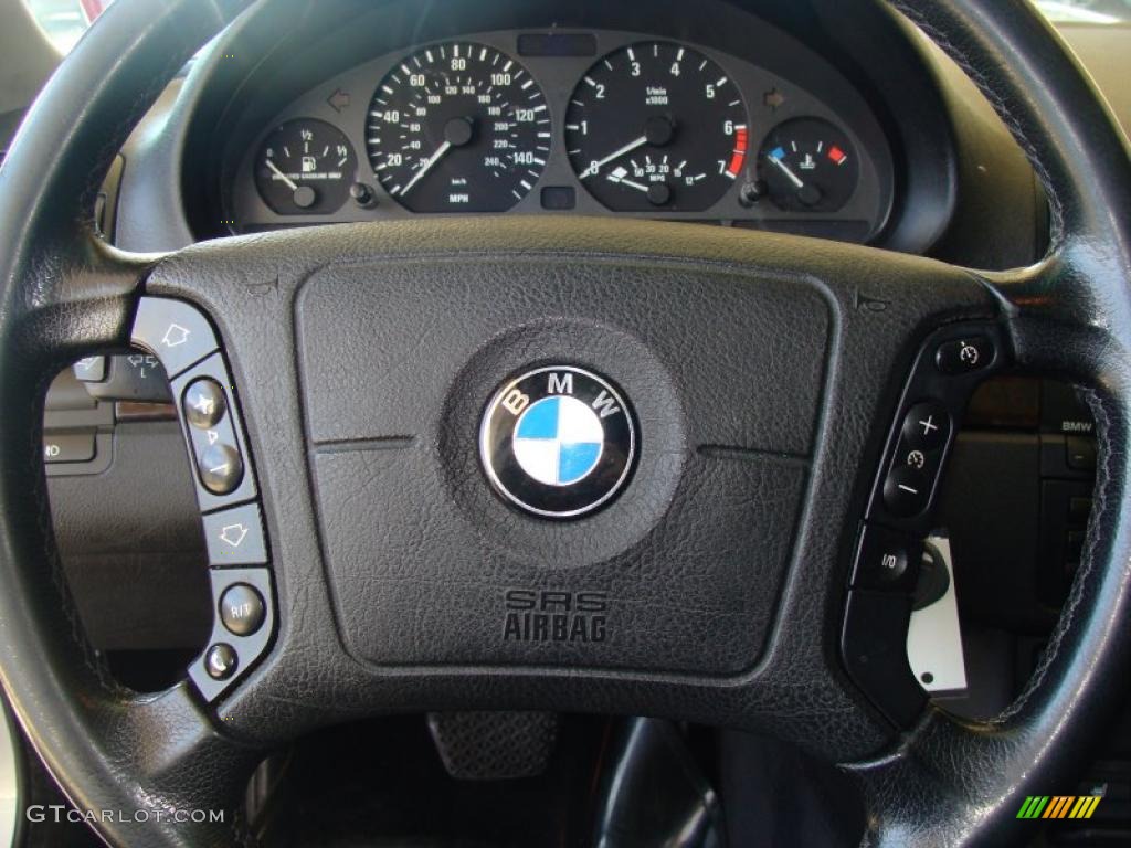 1999 3 Series 328i Sedan - Titanium Silver Metallic / Black photo #14