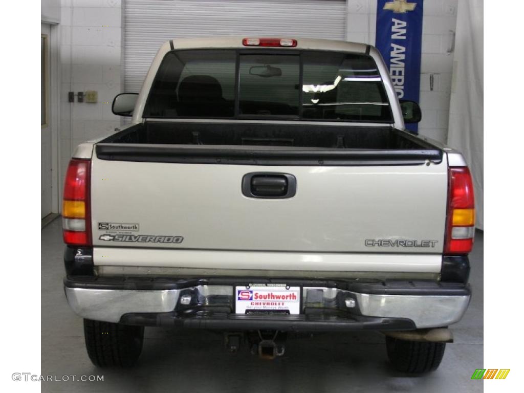 1999 Silverado 1500 LS Regular Cab 4x4 - Light Pewter Metallic / Medium Gray photo #3