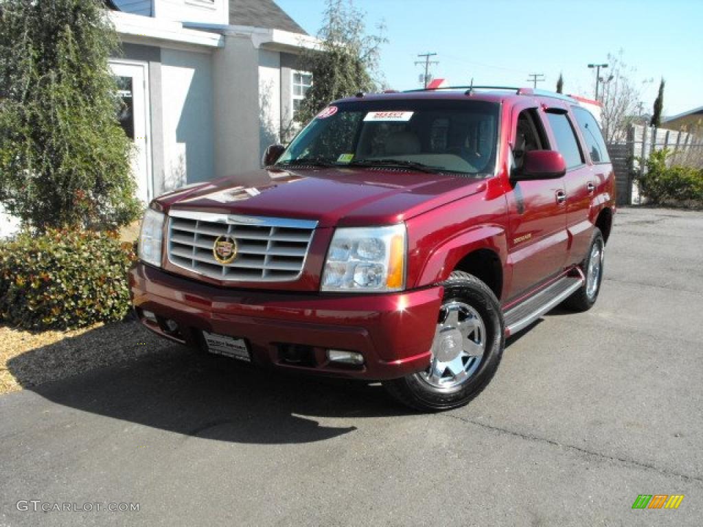 2003 Escalade AWD - Infra Red / Shale photo #1