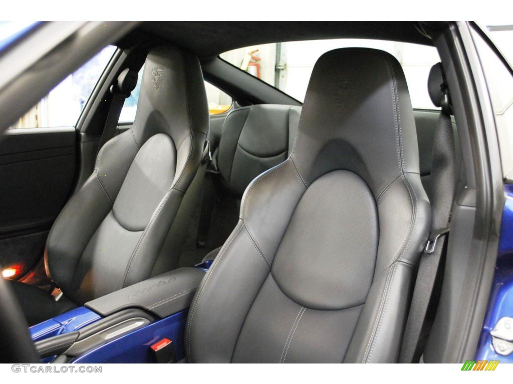 2008 911 Turbo Coupe - Cobalt Blue Metallic / Natural Grey photo #26