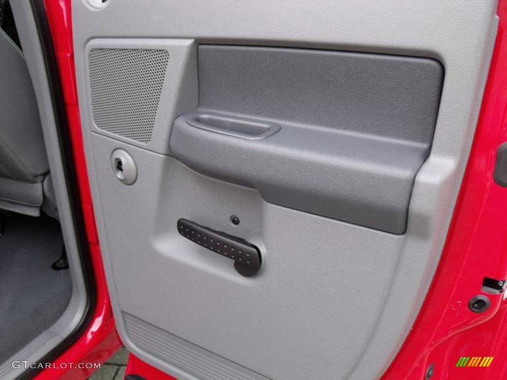 2008 Ram 1500 SXT Quad Cab - Flame Red / Medium Slate Gray photo #18