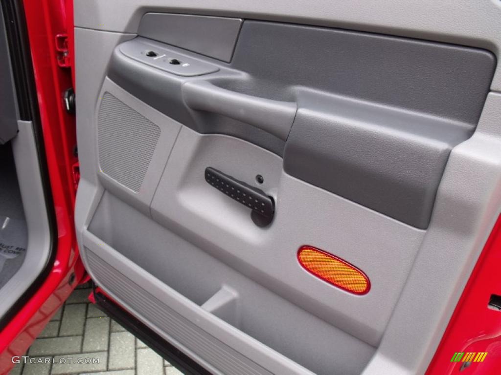 2008 Ram 1500 SXT Quad Cab - Flame Red / Medium Slate Gray photo #20
