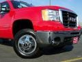 Fire Red - Sierra 3500HD SLE Crew Cab 4x4 Dually Photo No. 2