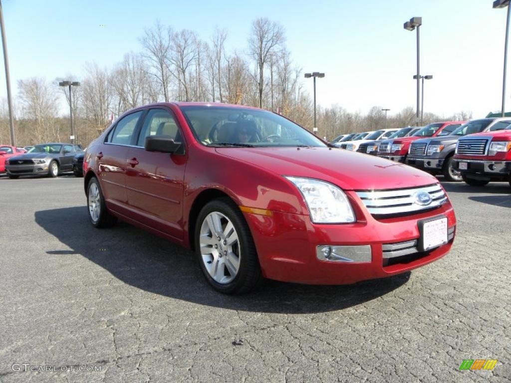 Redfire Metallic Ford Fusion