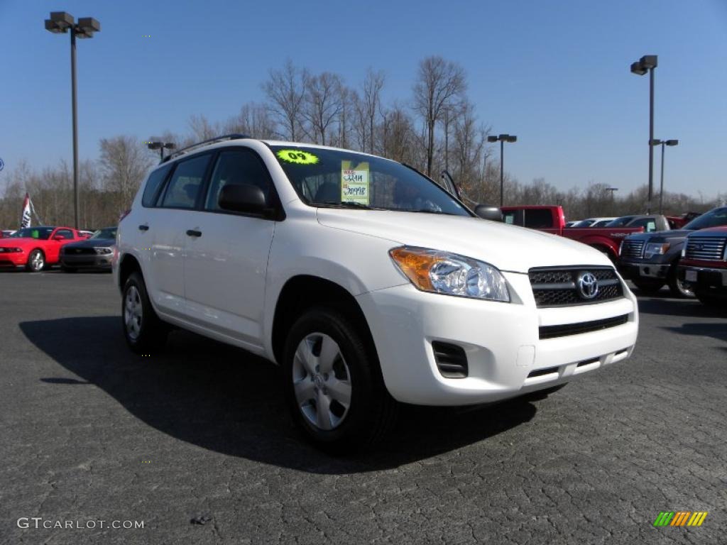 2009 RAV4 I4 - Super White / Sand Beige photo #1