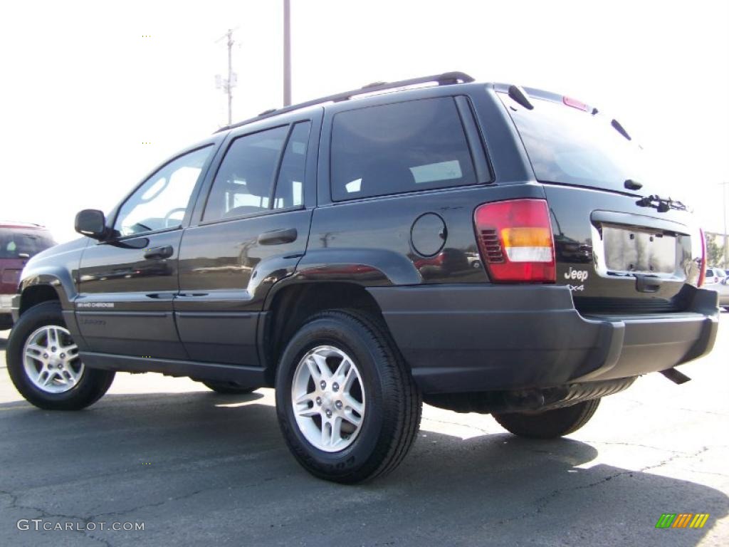2003 Grand Cherokee Laredo 4x4 - Brilliant Black / Dark Slate Gray photo #4