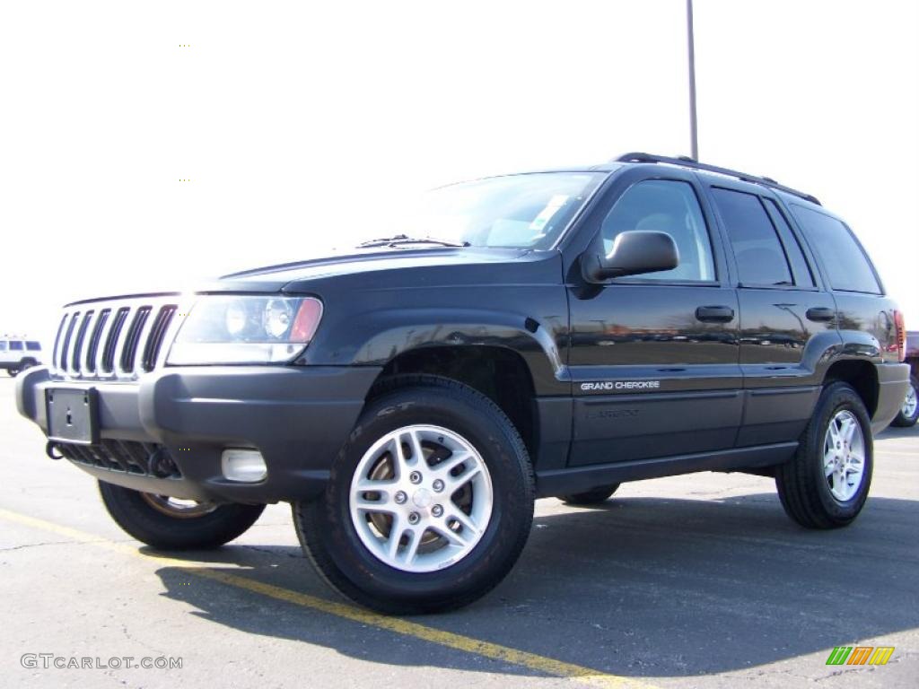 2003 Grand Cherokee Laredo 4x4 - Brilliant Black / Dark Slate Gray photo #5