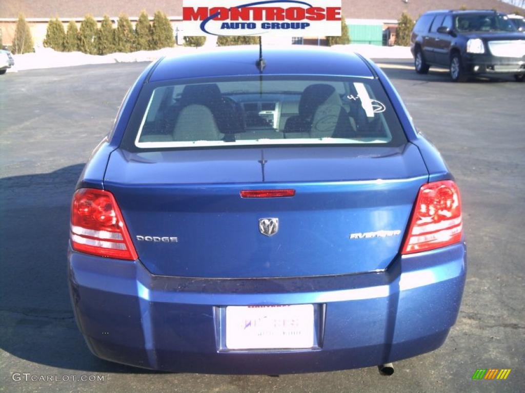 2009 Avenger SE - Deep Water Blue Pearl / Dark Slate Gray photo #4