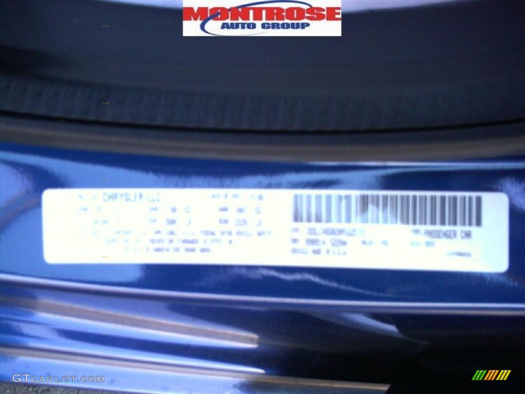 2009 Avenger SE - Deep Water Blue Pearl / Dark Slate Gray photo #11