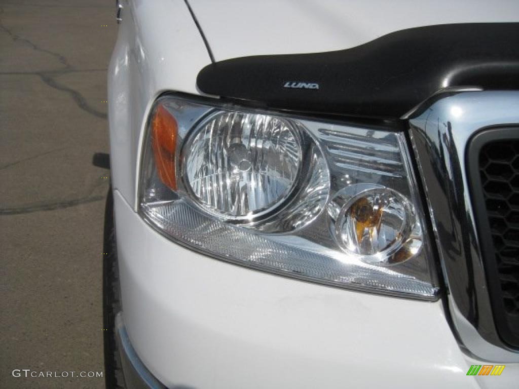 2006 F150 XLT SuperCrew 4x4 - Oxford White / Black/Medium Flint photo #14