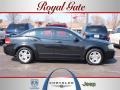 Brilliant Black Crystal Pearl 2009 Dodge Avenger R/T