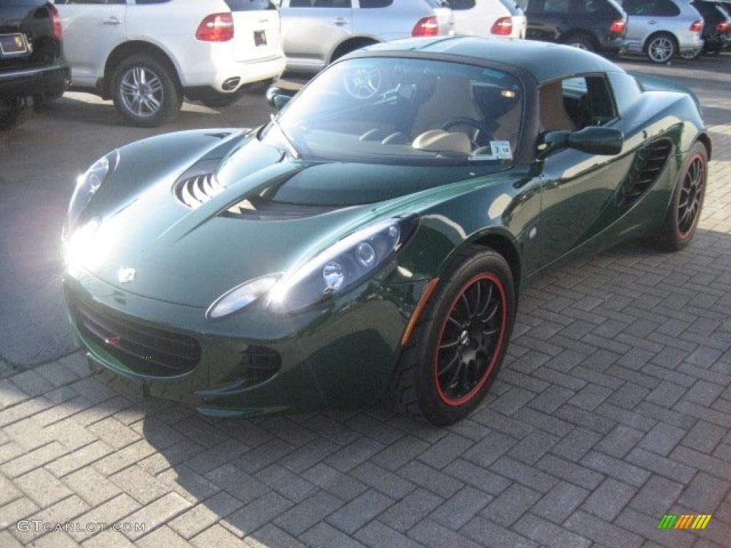 2008 Elise  - British Racing Green / Biscuit photo #1