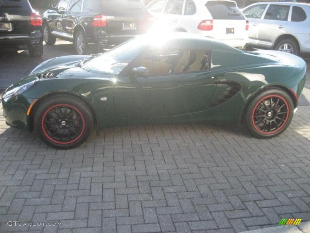 2008 Elise  - British Racing Green / Biscuit photo #2
