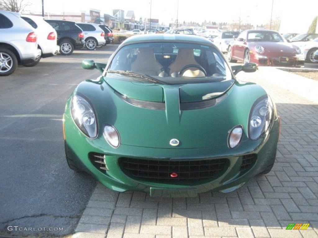 2008 Elise  - British Racing Green / Biscuit photo #9