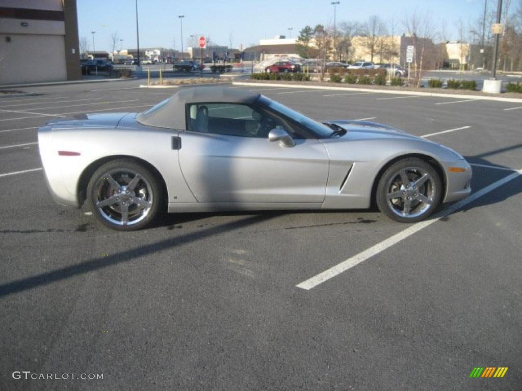 2007 Corvette Convertible - Machine Silver Metallic / Titanium photo #6