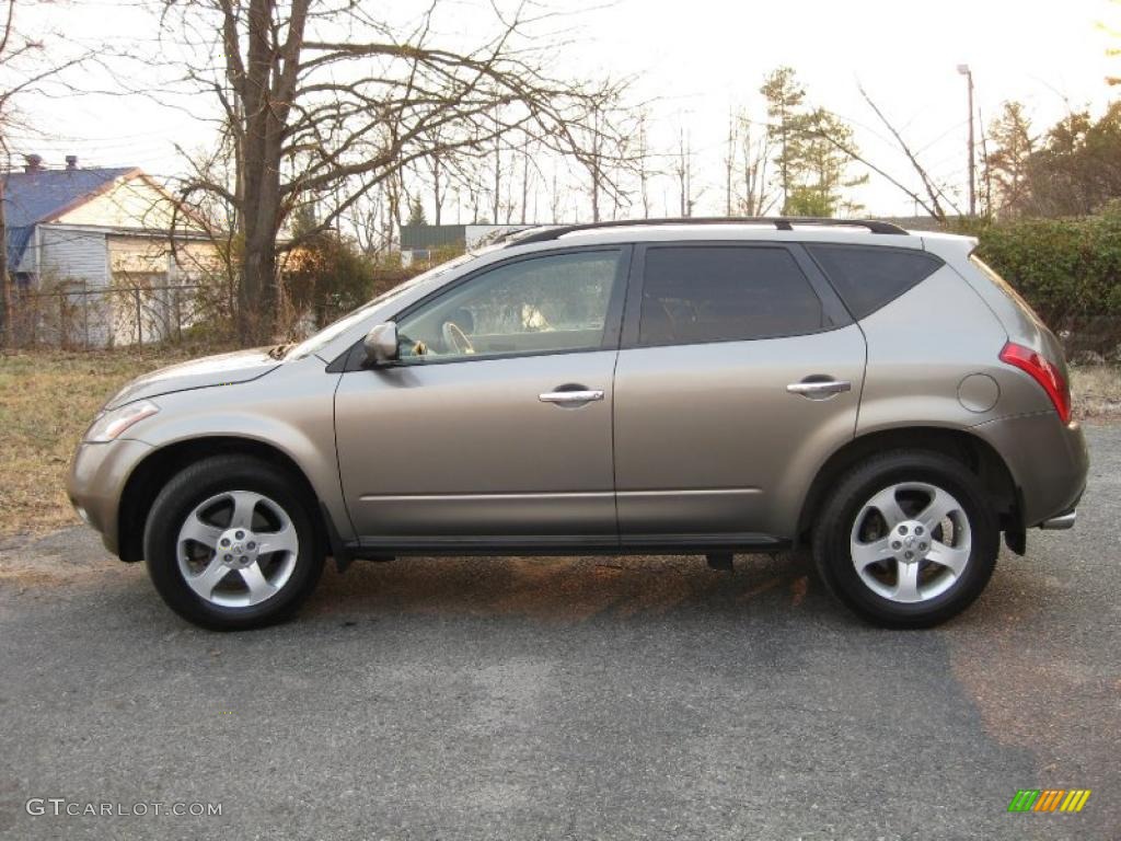 2003 Murano SL - Polished Pewter Metallic / Cafe Latte photo #5