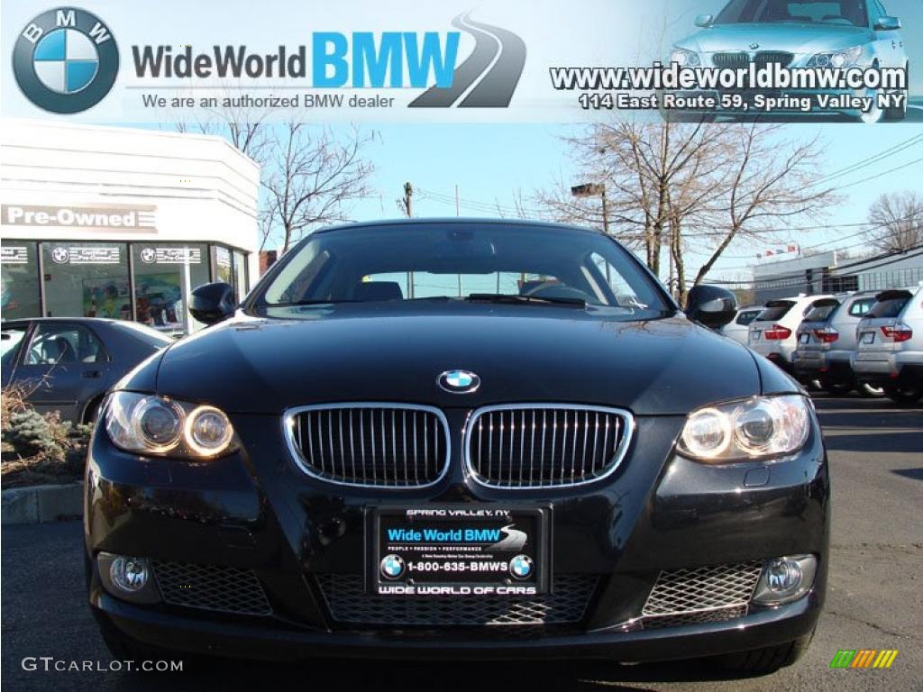 2010 3 Series 335i xDrive Coupe - Jet Black / Black photo #2