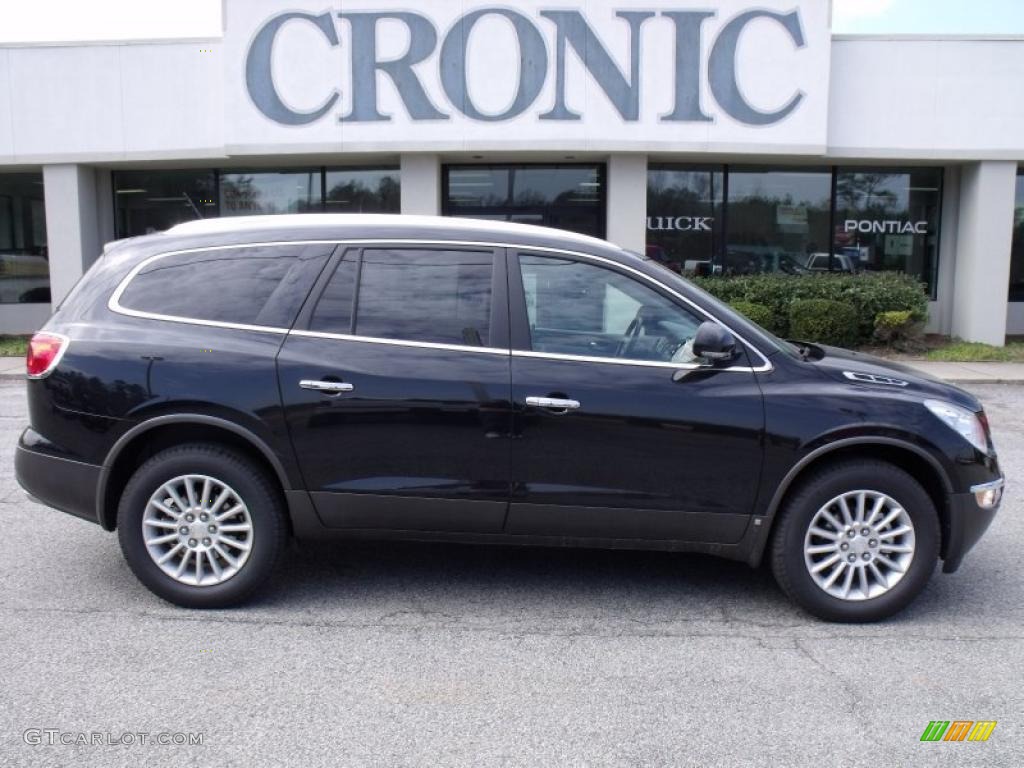 2010 Enclave CXL - Carbon Black Metallic / Titanium/Dark Titanium photo #1