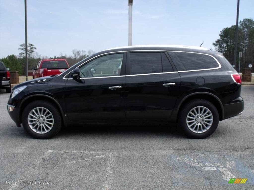 2010 Enclave CXL - Carbon Black Metallic / Titanium/Dark Titanium photo #5