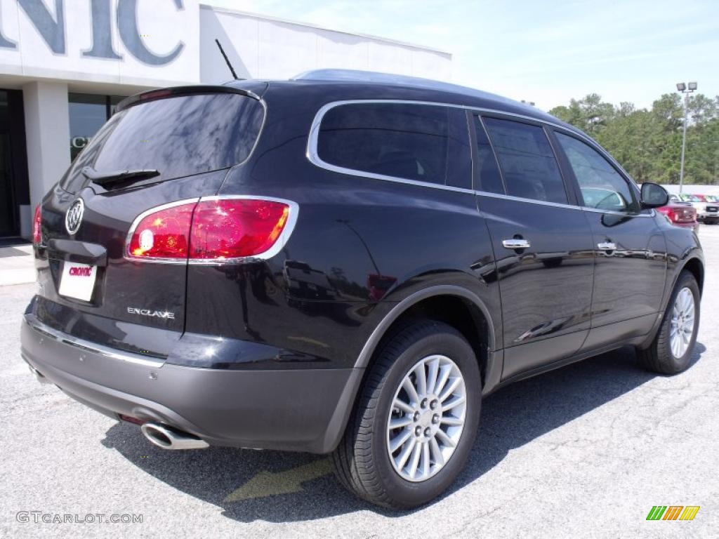 2010 Enclave CX - Carbon Black Metallic / Cashmere/Cocoa photo #8