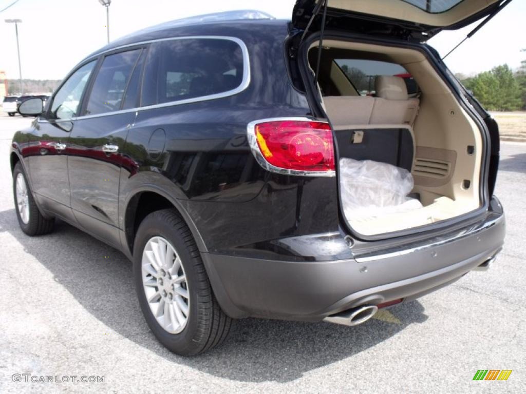 2010 Enclave CX - Carbon Black Metallic / Cashmere/Cocoa photo #13