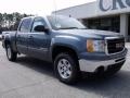 2010 Stealth Gray Metallic GMC Sierra 1500 SLE Crew Cab  photo #2
