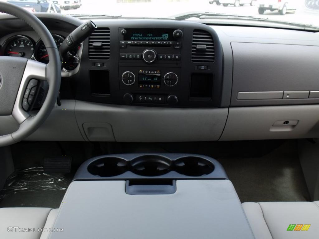 2010 Sierra 1500 SLE Crew Cab - Stealth Gray Metallic / Dark Titanium/Light Titanium photo #16