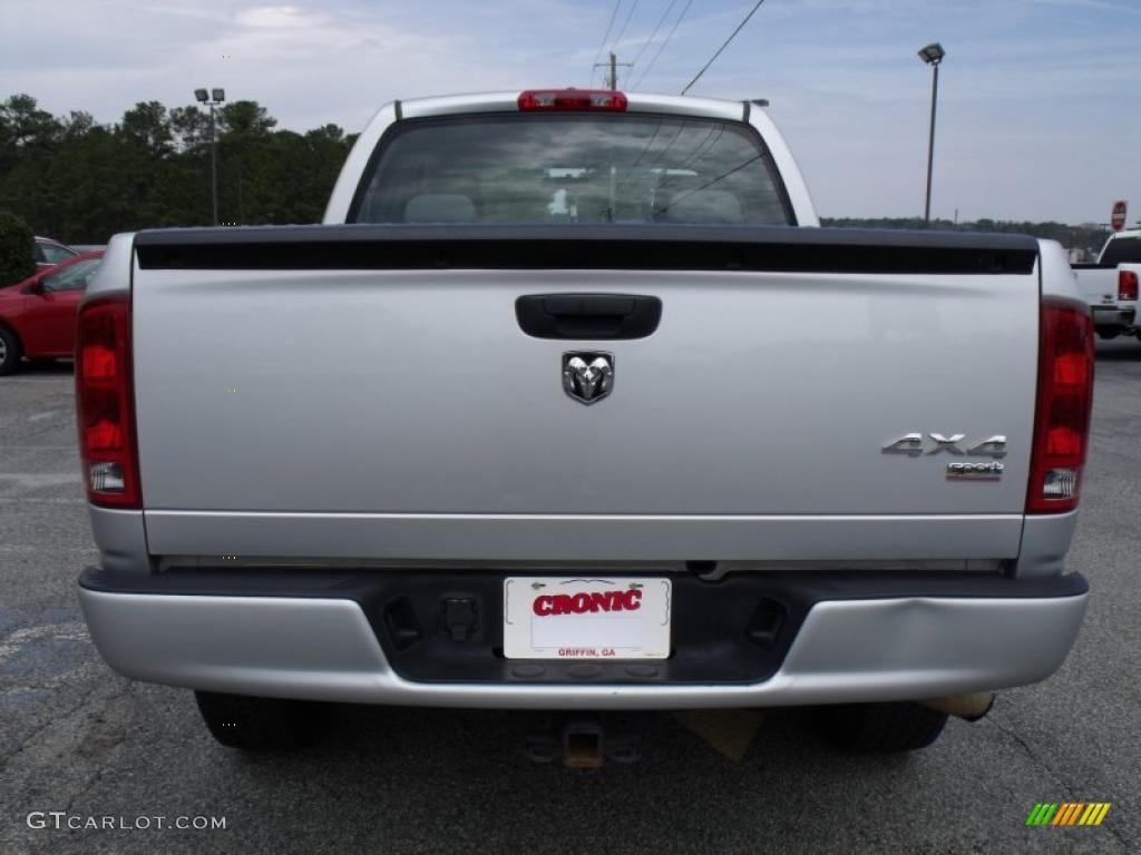 2006 Ram 1500 Sport Quad Cab 4x4 - Bright Silver Metallic / Medium Slate Gray photo #7