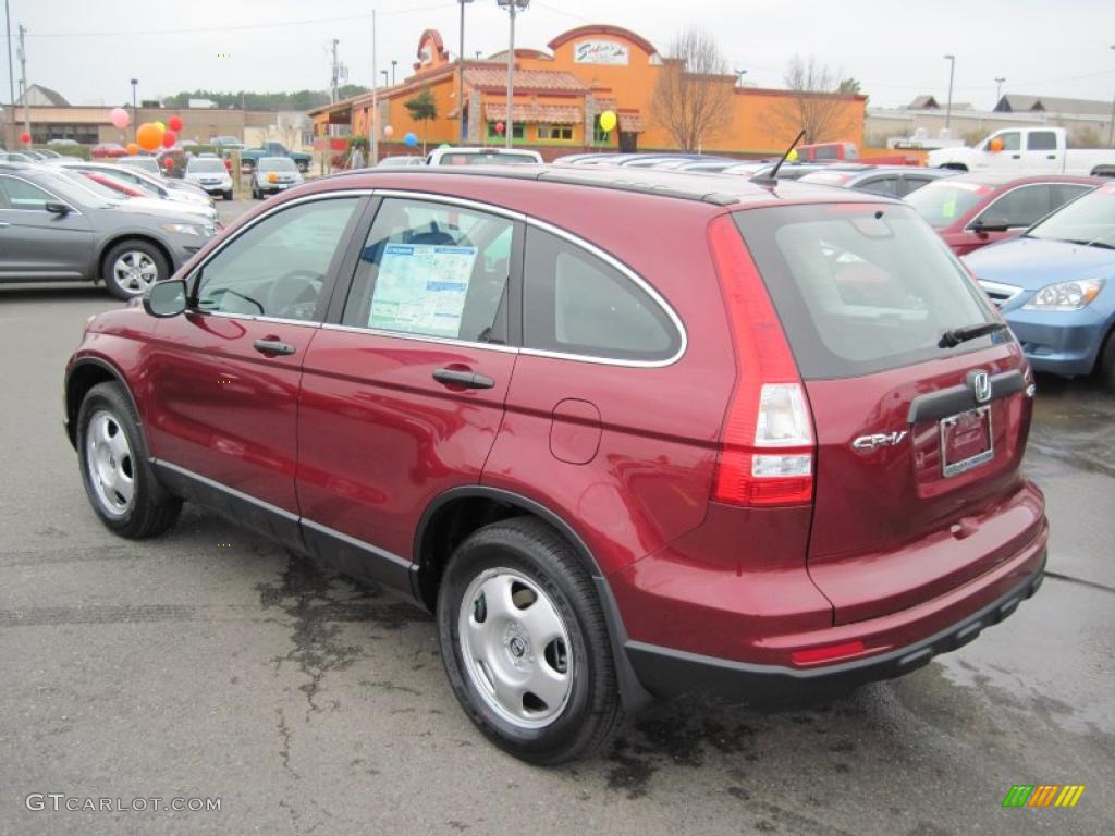 2010 CR-V LX - Tango Red Pearl / Gray photo #3