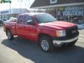 2008 Fire Red GMC Sierra 1500 Extended Cab  photo #1