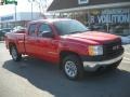 2008 Fire Red GMC Sierra 1500 Extended Cab  photo #2