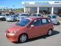 2007 Blaze Orange Metallic Honda Fit Sport  photo #1