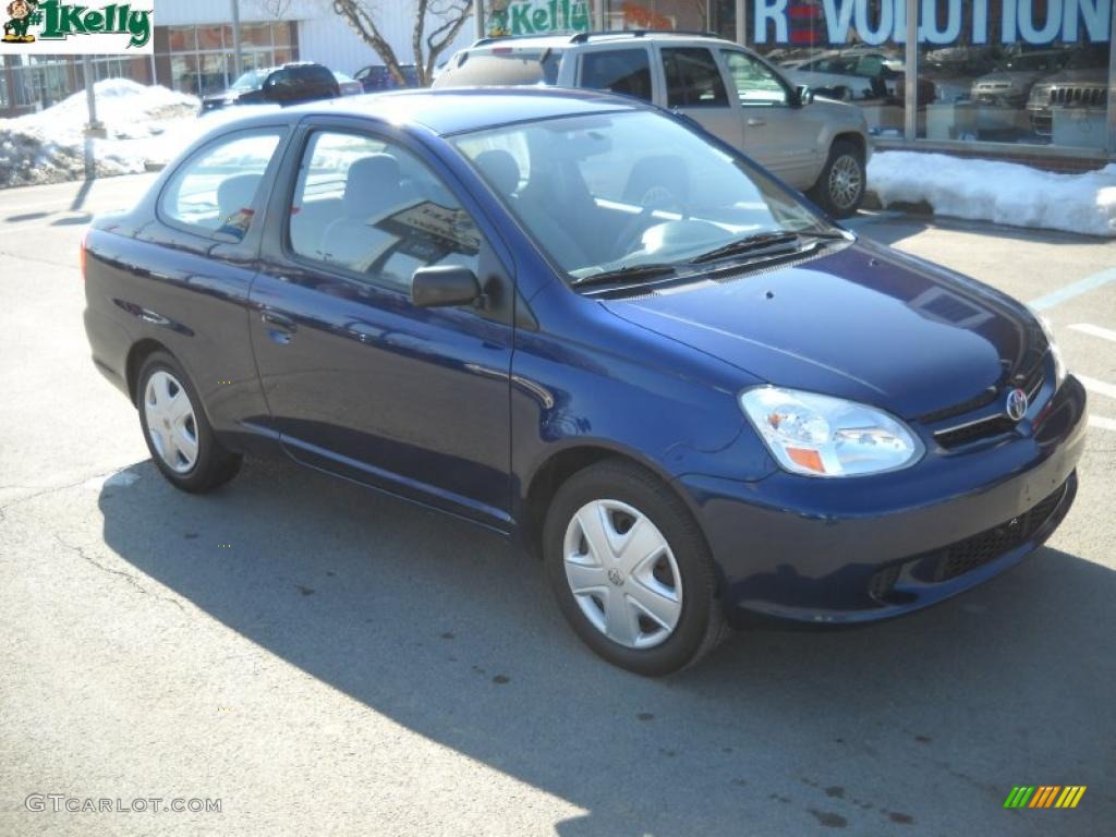 2003 ECHO Sedan - Indigo Ink Blue / Shadow Gray photo #1