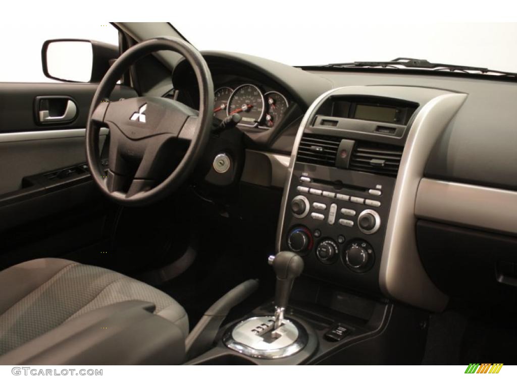 2008 Galant ES - Dover White Pearl / Gray photo #17