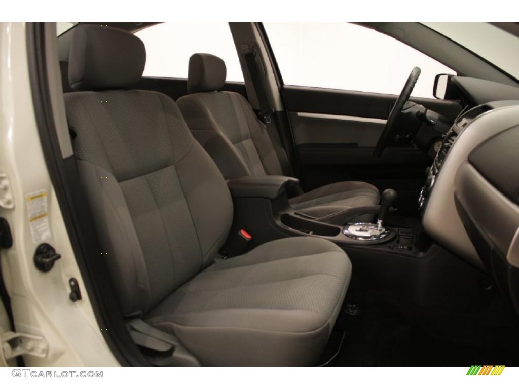2008 Galant ES - Dover White Pearl / Gray photo #18