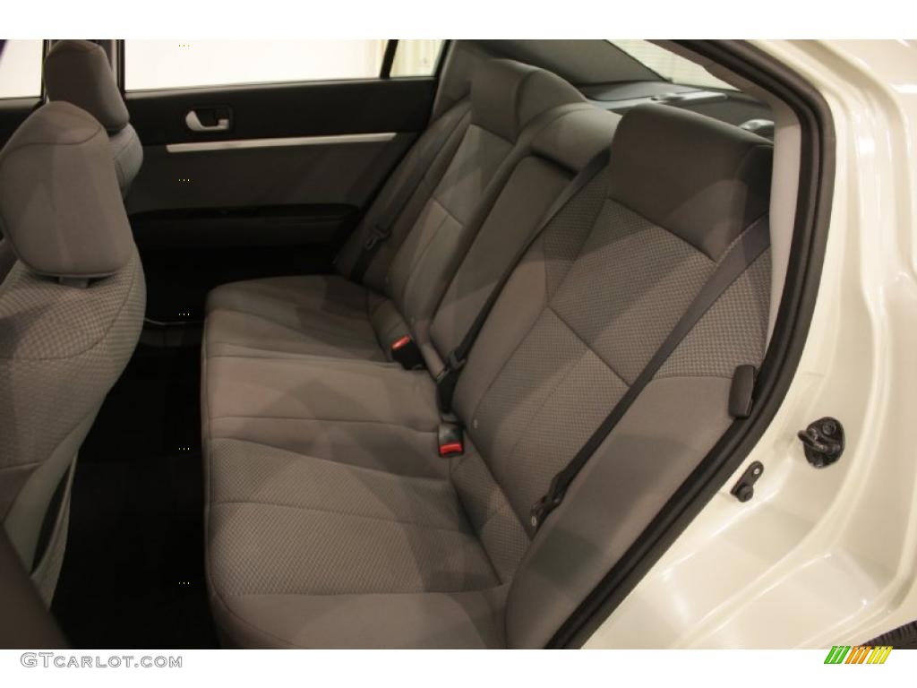 2008 Galant ES - Dover White Pearl / Gray photo #20