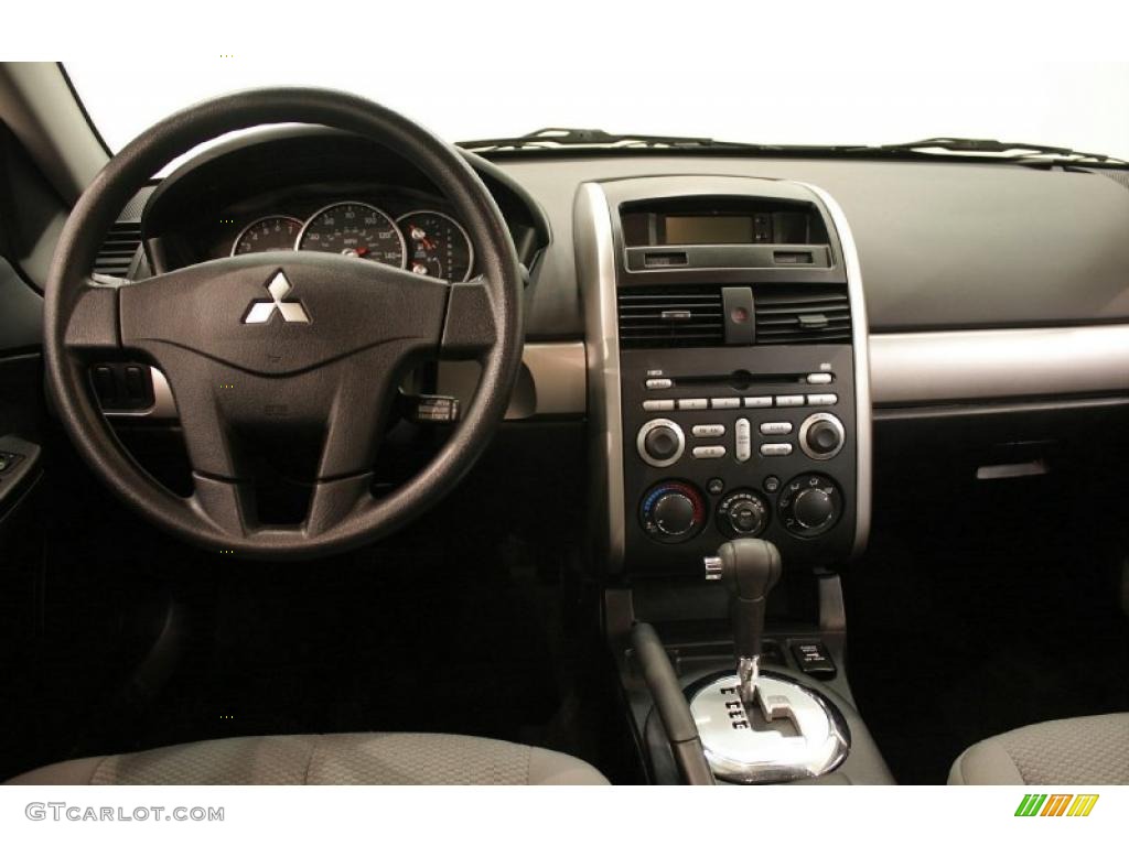2008 Galant ES - Dover White Pearl / Gray photo #21