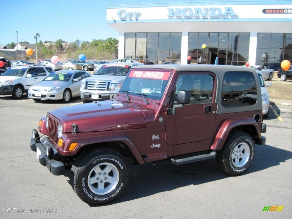 2004 Wrangler Sahara 4x4 - Sienna Pearl / Khaki photo #1