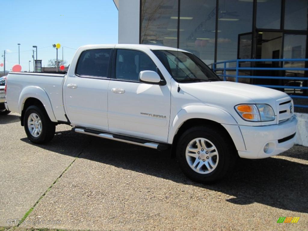 2004 Tundra Limited Double Cab - Natural White / Gray photo #1