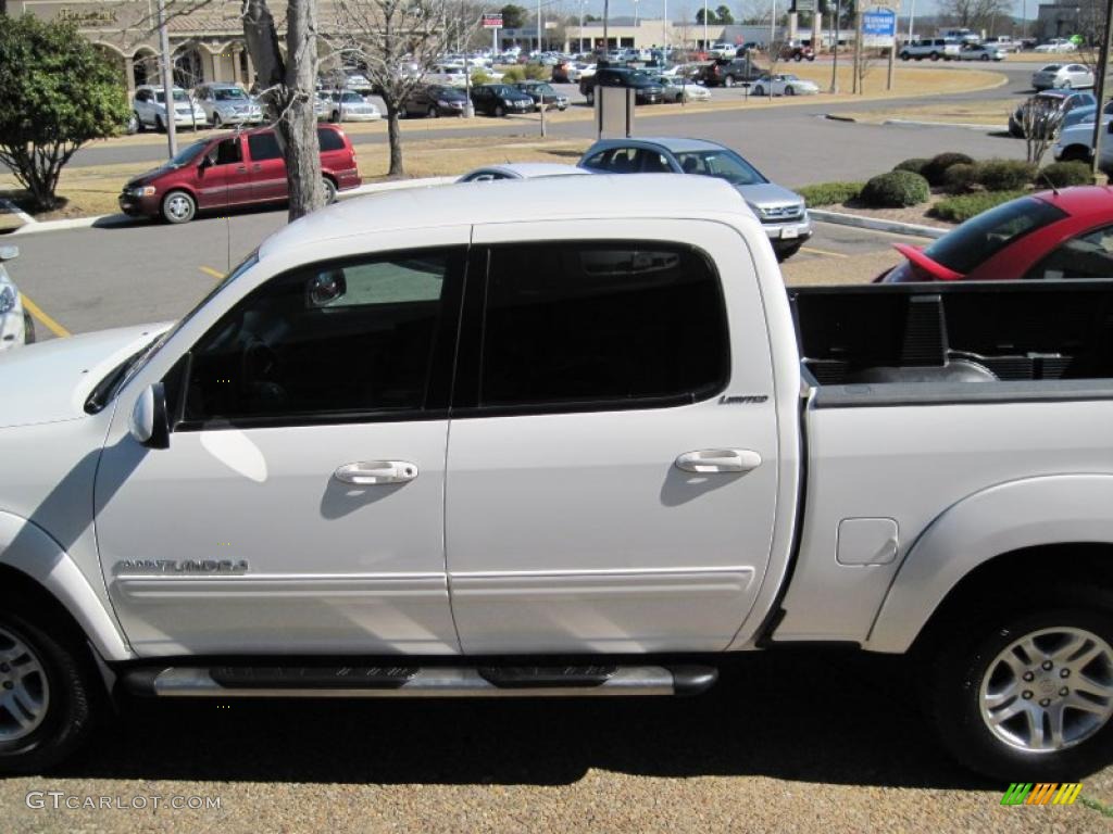2004 Tundra Limited Double Cab - Natural White / Gray photo #6