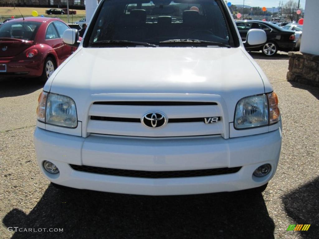 2004 Tundra Limited Double Cab - Natural White / Gray photo #8