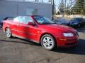 2005 Laser Red Saab 9-3 Linear Convertible  photo #5