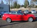 2005 Laser Red Saab 9-3 Linear Convertible  photo #6