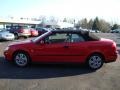 2005 Laser Red Saab 9-3 Linear Convertible  photo #40