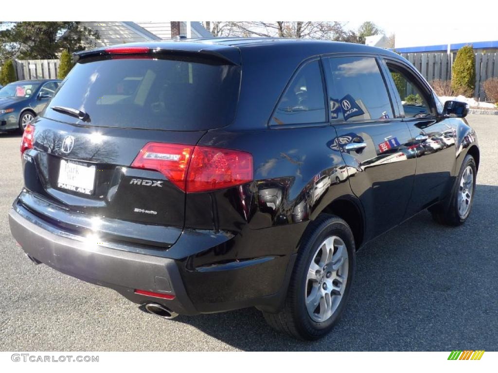 2007 MDX  - Formal Black Pearl / Ebony photo #4