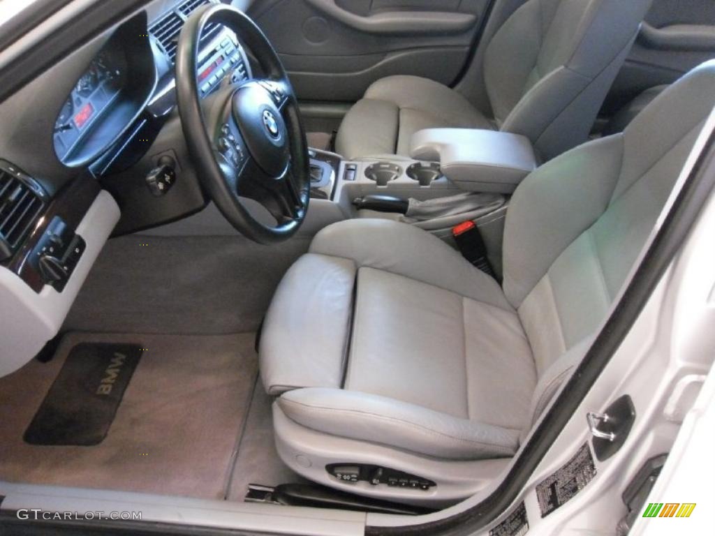 2001 3 Series 325i Sedan - Titanium Silver Metallic / Grey photo #8